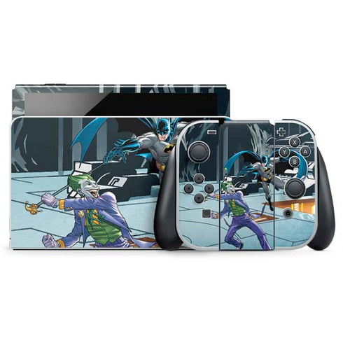 DC Comics The Joker vs Batman Art Nintendo Switch OLED (2021) Skin